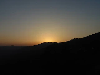 A Few Moments Of Sunset Near Binsar, Uttrakhand (Kumaon)