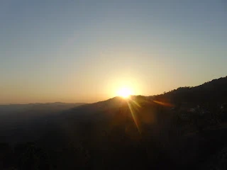 A Few Moments Of Sunset Near Binsar, Uttrakhand (Kumaon)