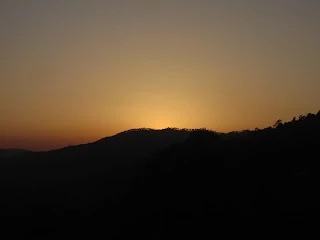 A Few Moments Of Sunset Near Binsar, Uttrakhand (Kumaon)
