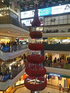 Merry Xmas in Pacific Mall, Dehradun