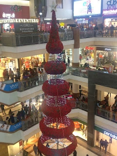 Merry Xmas in Pacific Mall, Dehradun