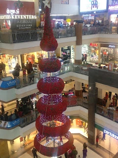 Merry Xmas in Pacific Mall, Dehradun