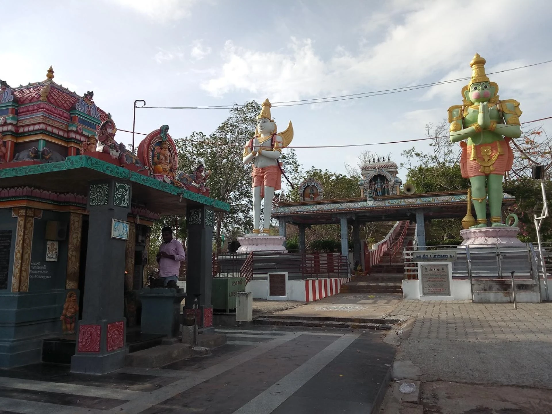 Temple on a small hill near chennai
