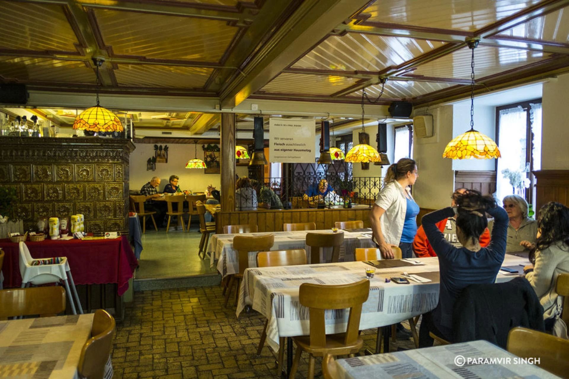 Inside the Safenwil Restaurant