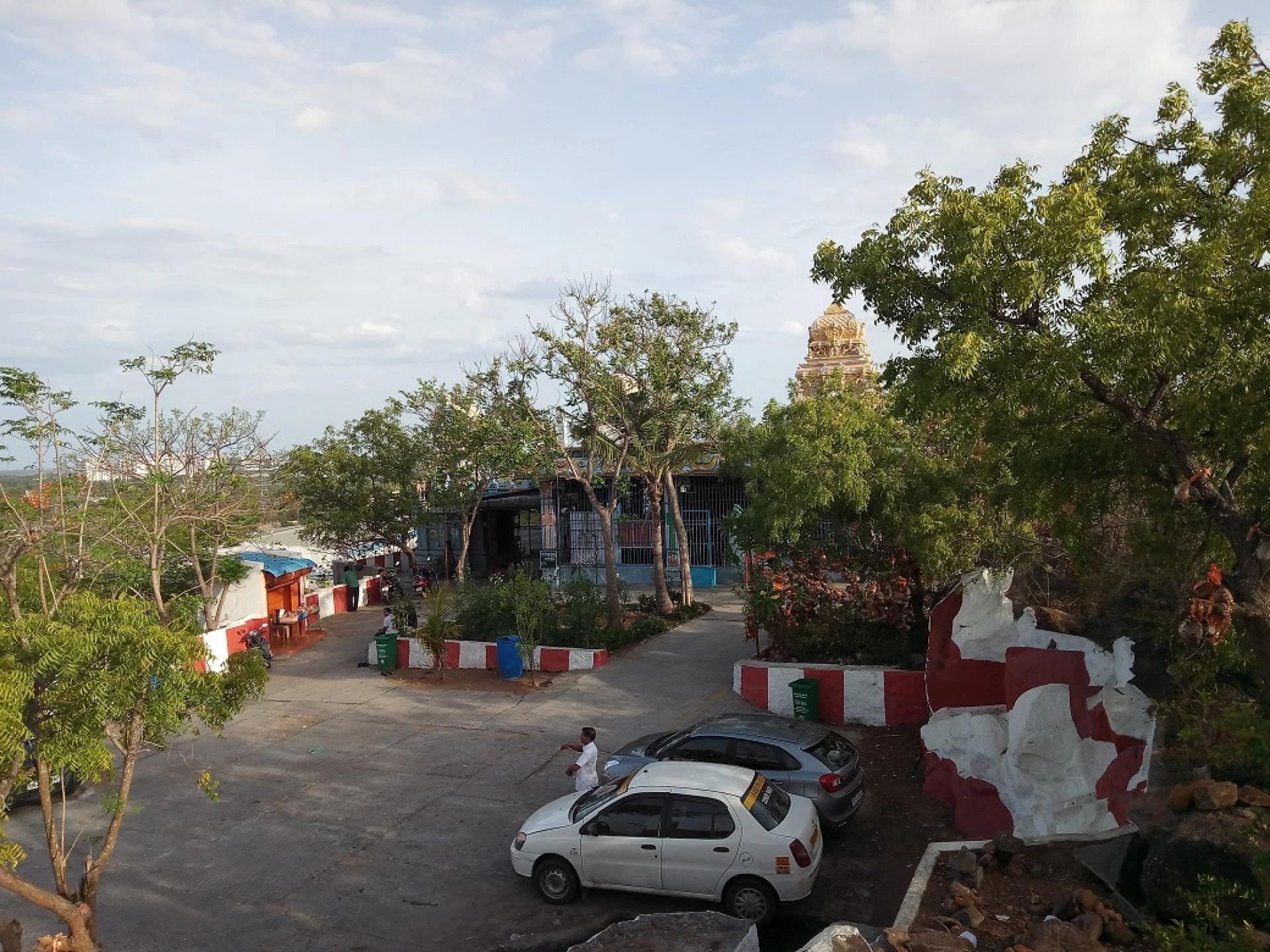 Anjaneyar Temple on a small hill near chennai