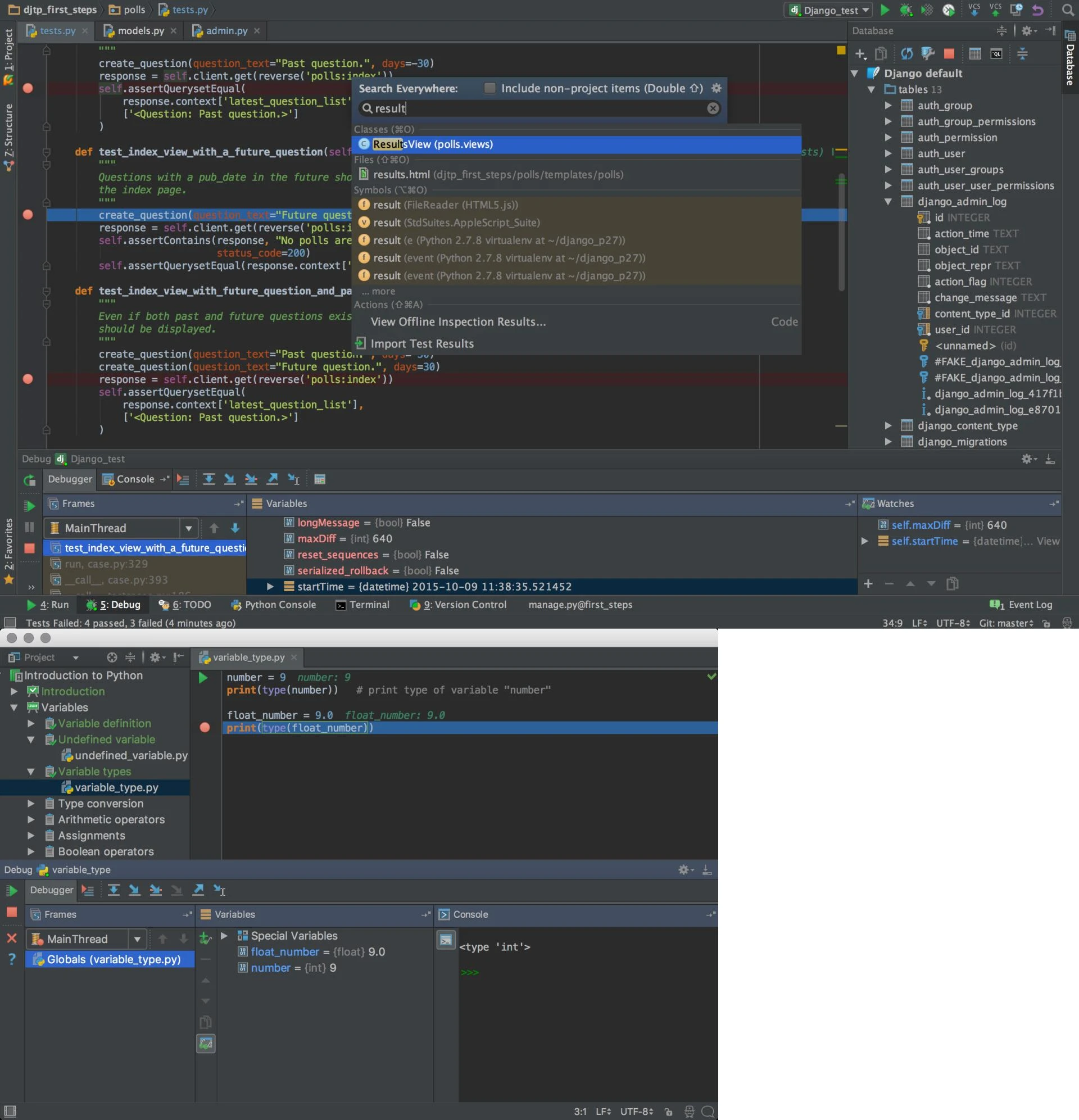 Pycharm ide for python