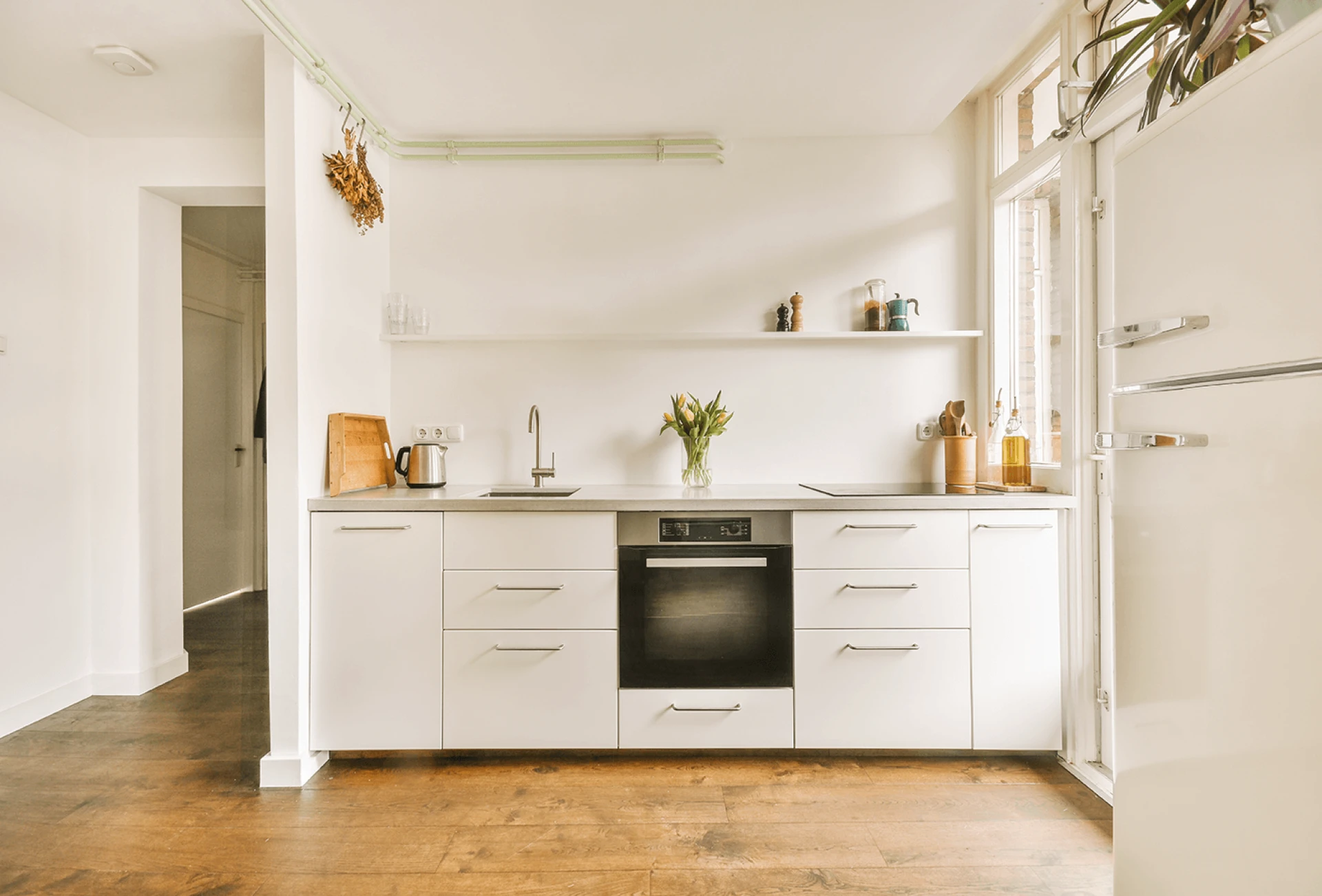 room divider - open kitchen