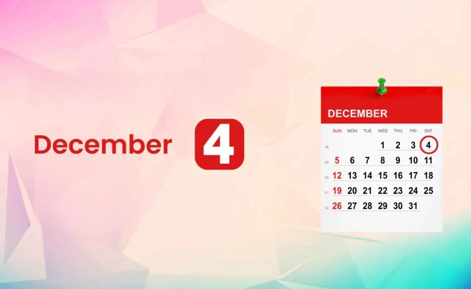 The significance of a DECEMBER 4 birthday and your future