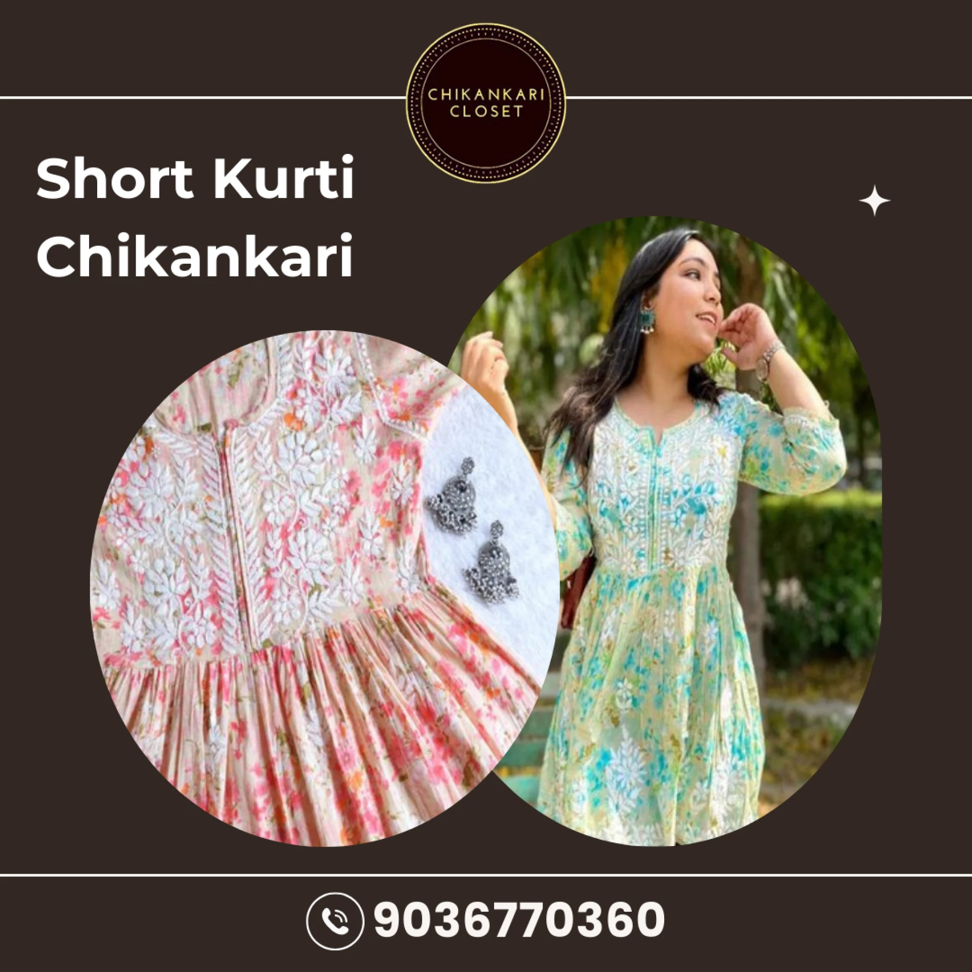 Chikankari Short Kurti: Timeless Elegance by Chikankari Closet