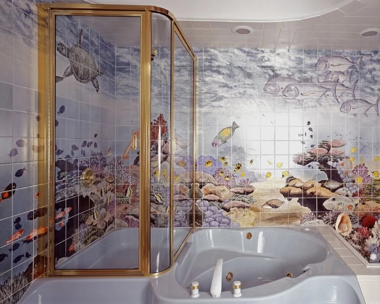 5 Cool and Trendy Bathroom Tile Mural Ideas for a Stunning Space