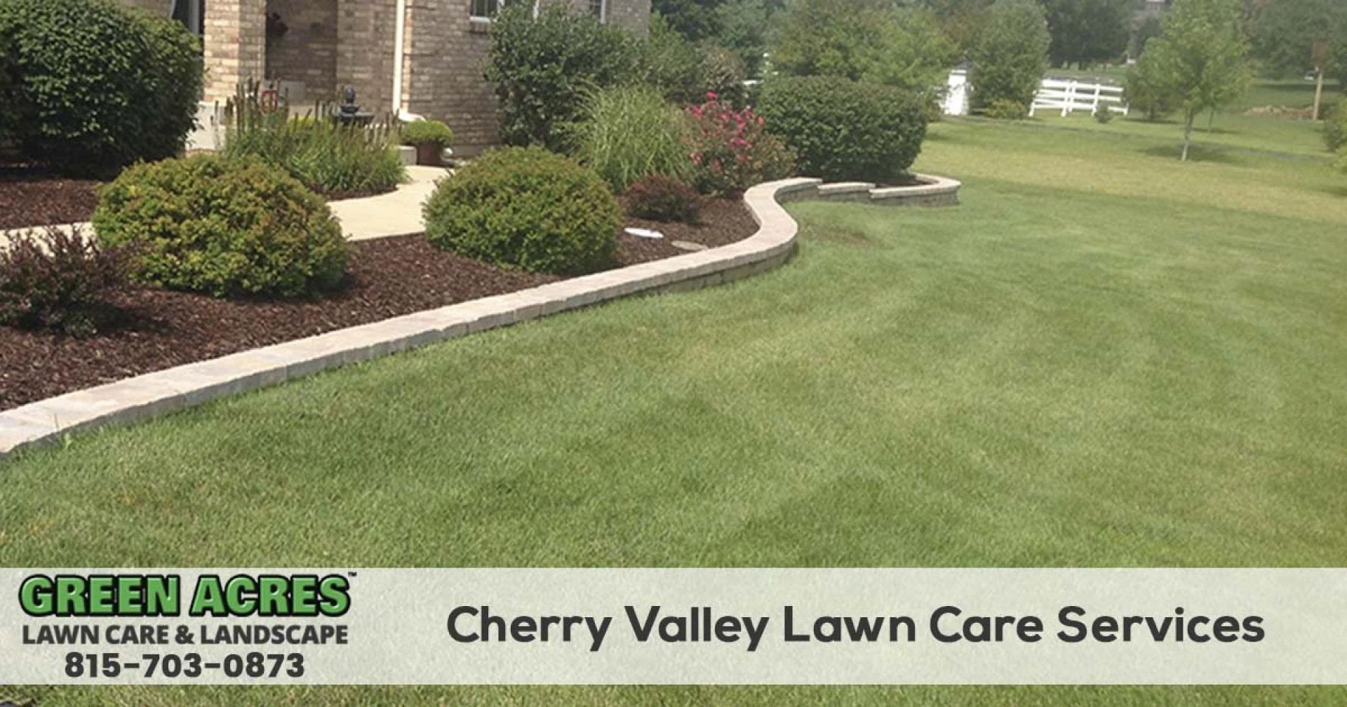 Fertilization, Weed Control, and Aeration in Cherry Valley and Rockford