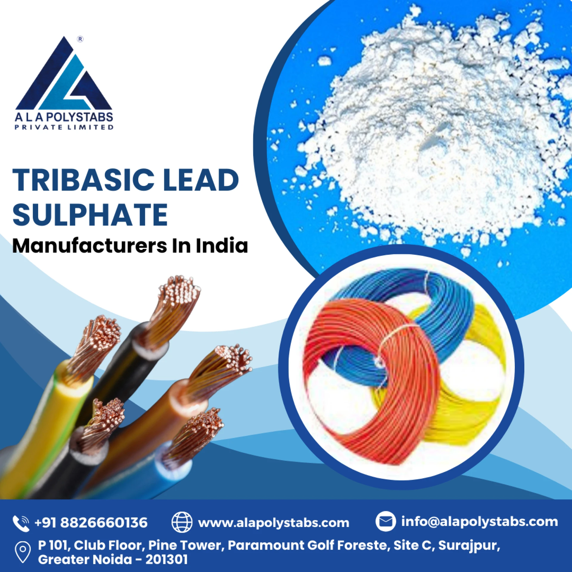 Leading Tribasic Lead Sulphate & PVC One Pack Stabilizer Manufacturers in India - Ala Polystabs