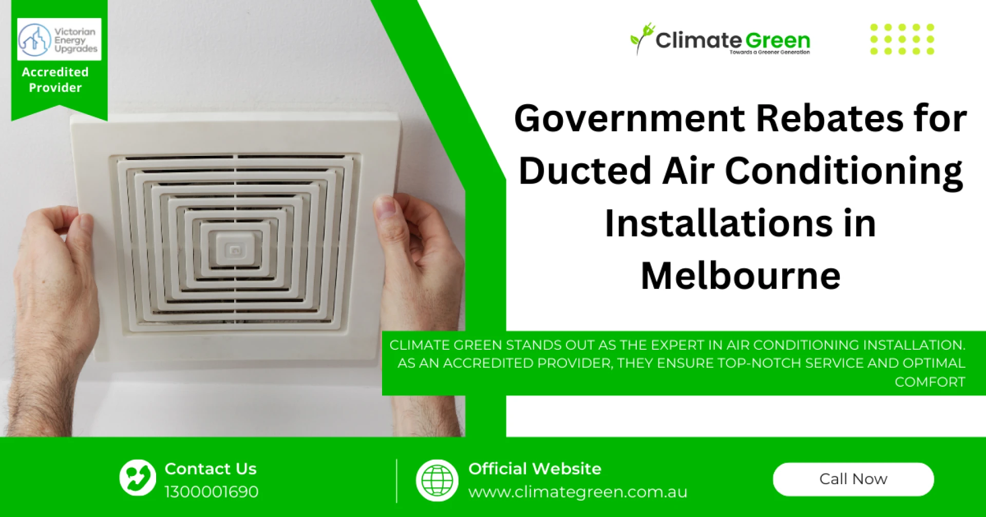 Save Big with Government Rebates on Ducted Air Conditioning in Melbourne