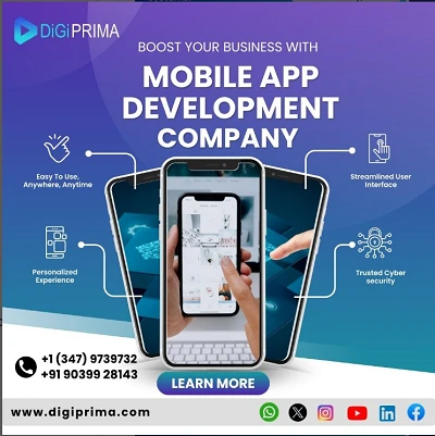 Transform Your Business with DigiPrima's Custom Mobile App Development Services