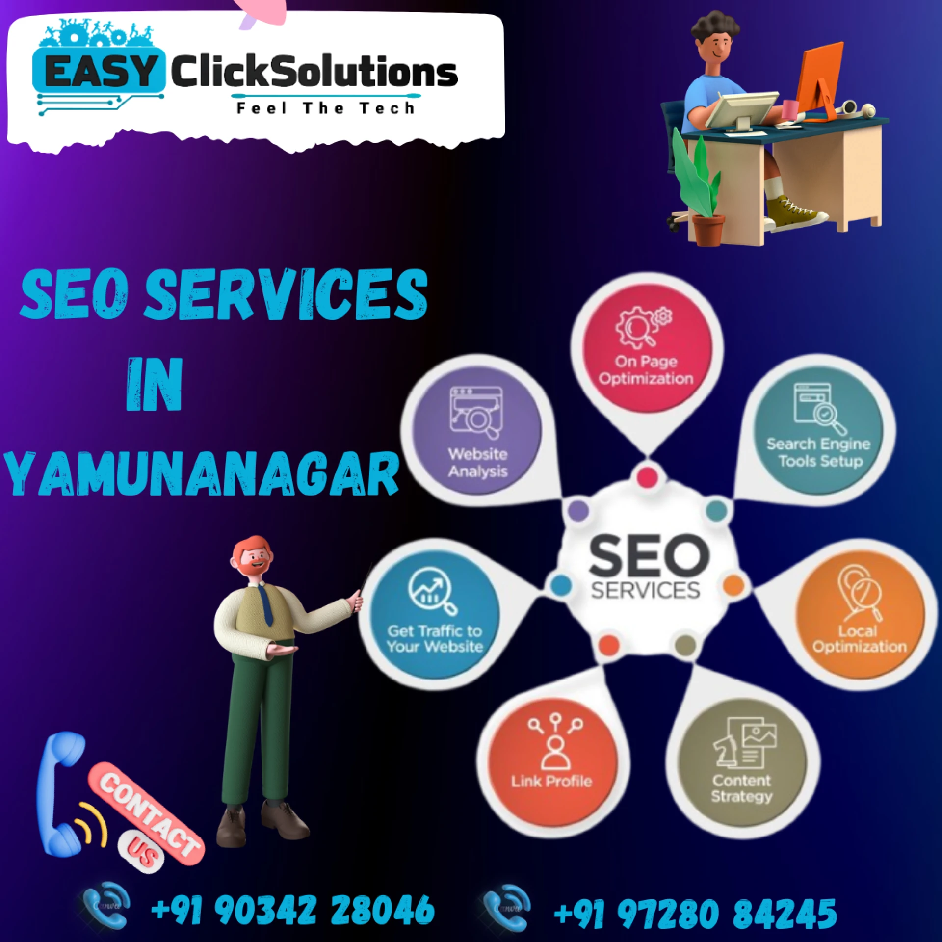 SEO Services in Yamunanagar - Elevate Your Business with Easy Click Solutions