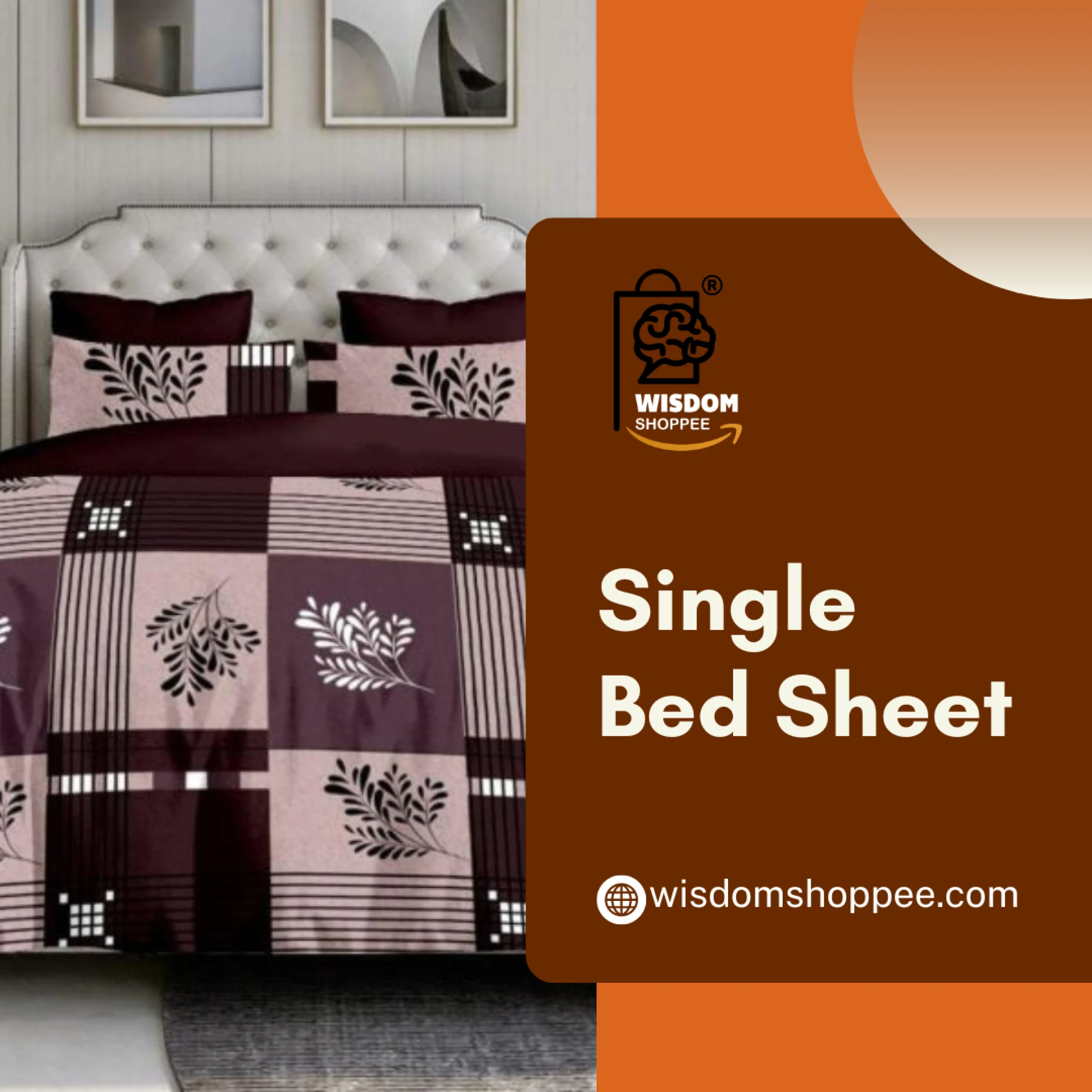 Single Bed Sheet Collection at Wisdom Shoppee: Explore the Perfect Single Sheet Set for Your Bedroom