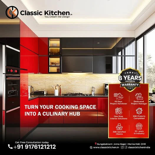 Latest Interior Designers for Modular Kitchen in Chennai