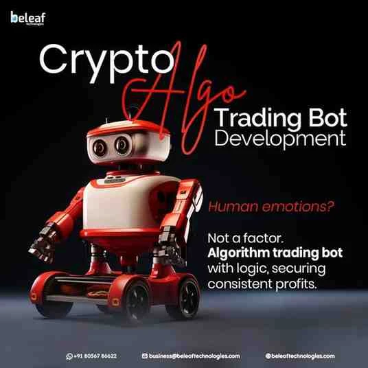 Crypto Algo Trading Bot development - Beleaftechnologies