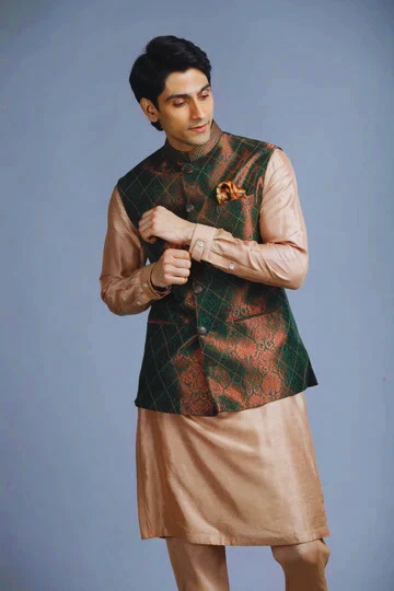 Premium Bundi Kurta Set | Bundi Kurta Set for groom