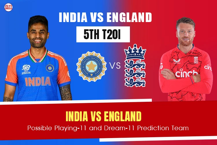 India vs England 5th T20I: Possible Playing-11 and Dream11 Prediction Team