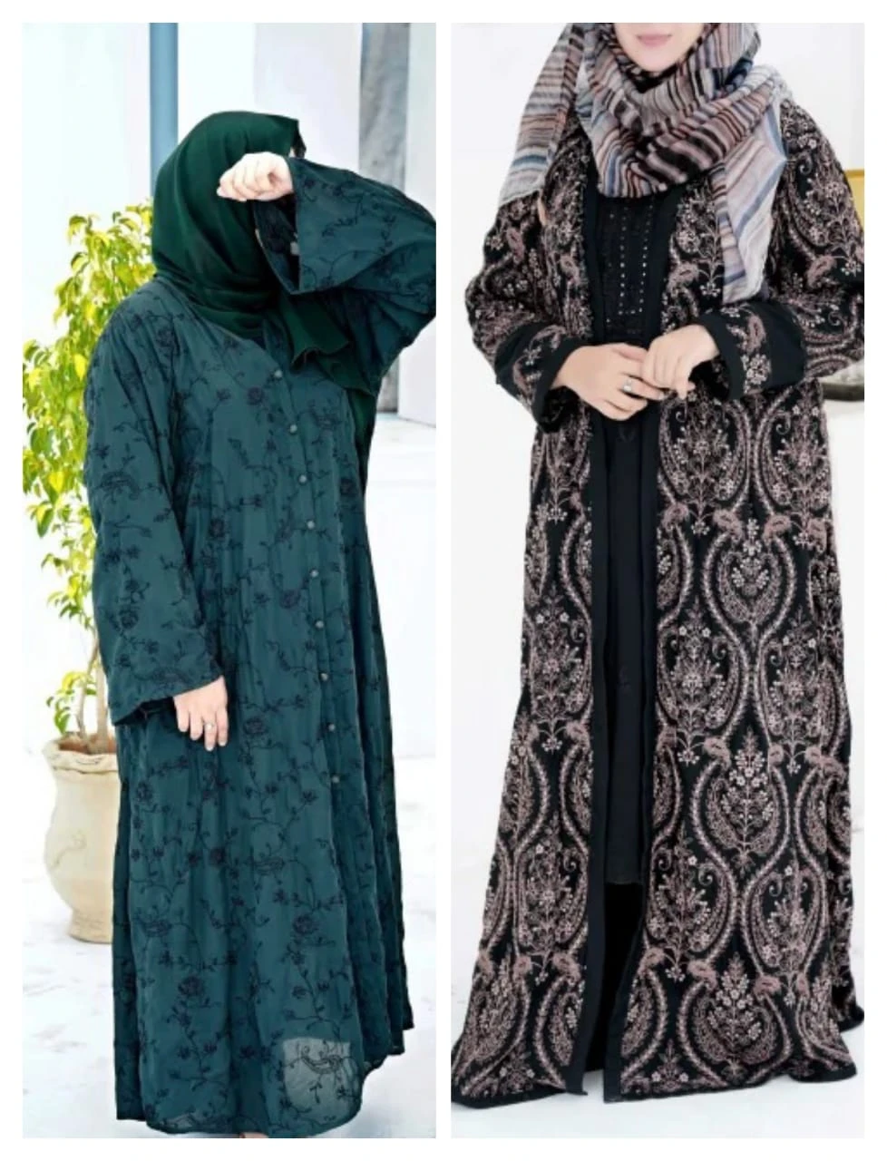 Floral Embroidery Abaya