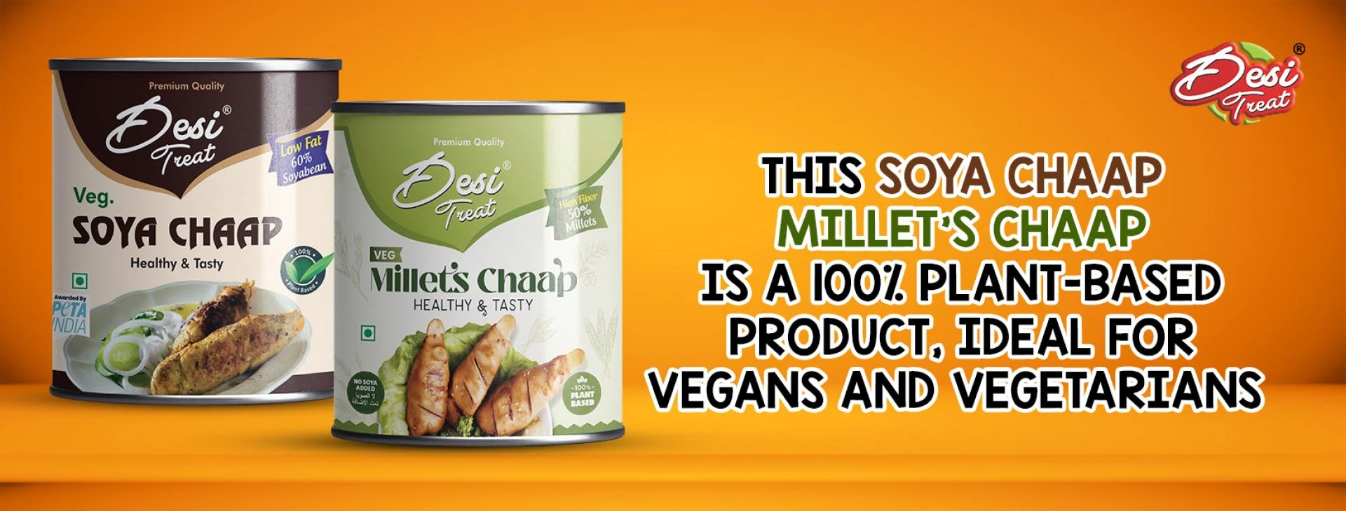 Desi Treat | The Leading Soya Chaap Manufacturer in Delhi & Vegan Food Innovator