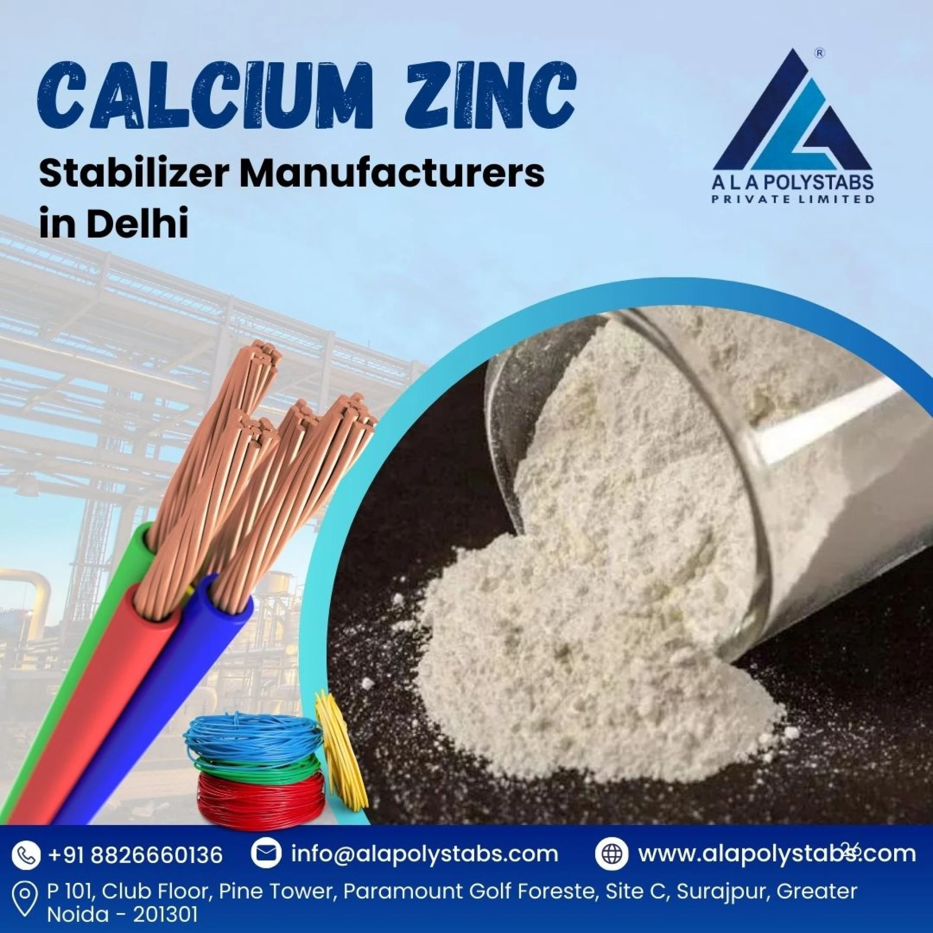 Who are the leading Calcium Zinc Stabilizer manufacturers in India and Delhi