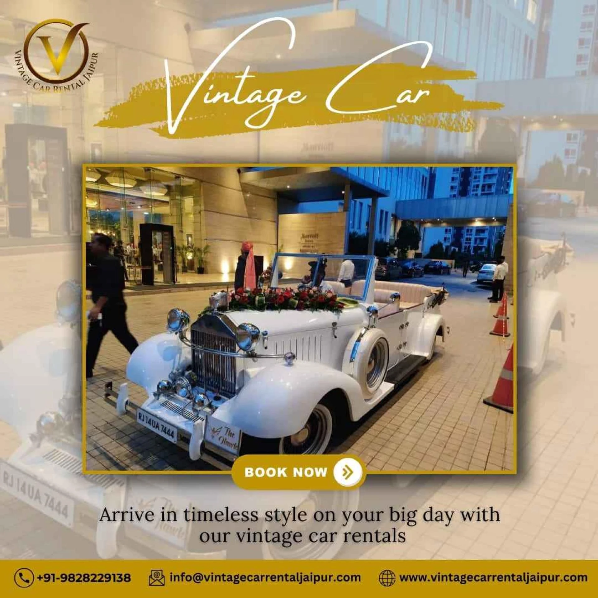 Royal Vintage Car on Rent in Jaipur – Classic Rides for Memorable Events