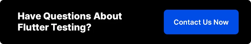 Flutter Testing: Unit, Widget & Integration Tests Guide