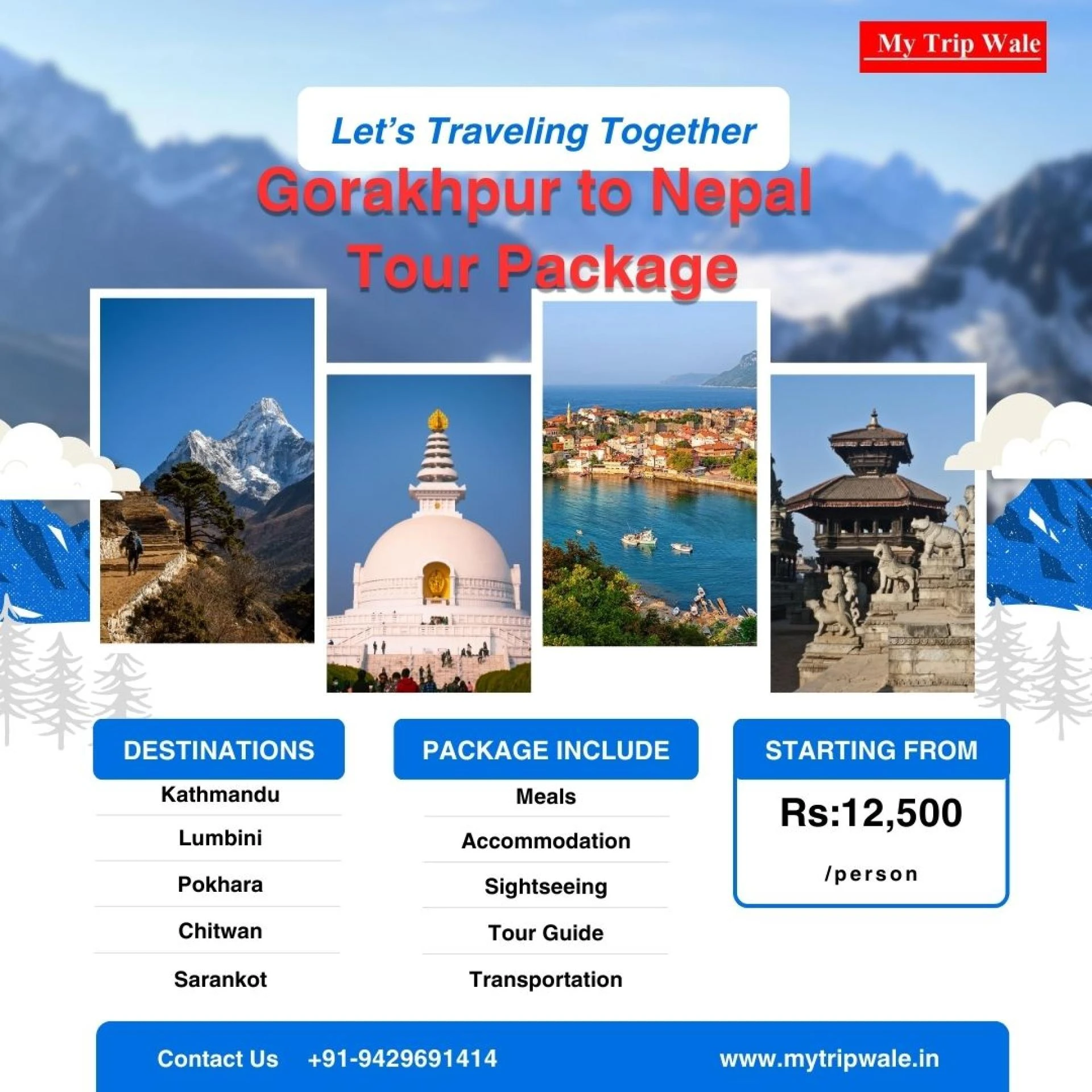 Gorakhpur to Nepal Holiday Package