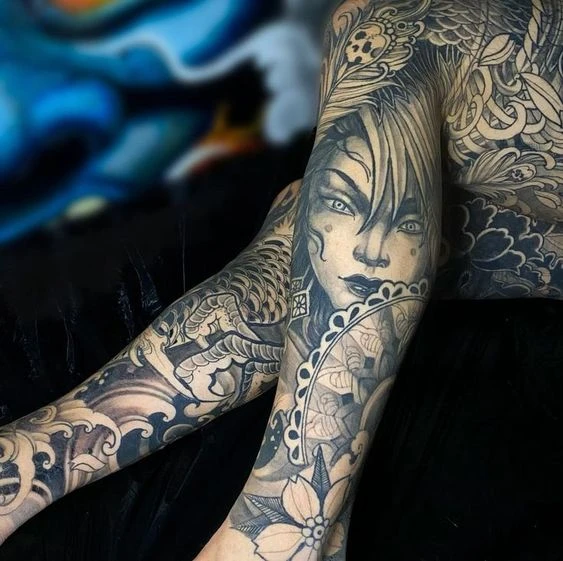 Unveiling the Art of Biomechanical Tattoos at Never Say Die Tattoo Studio
