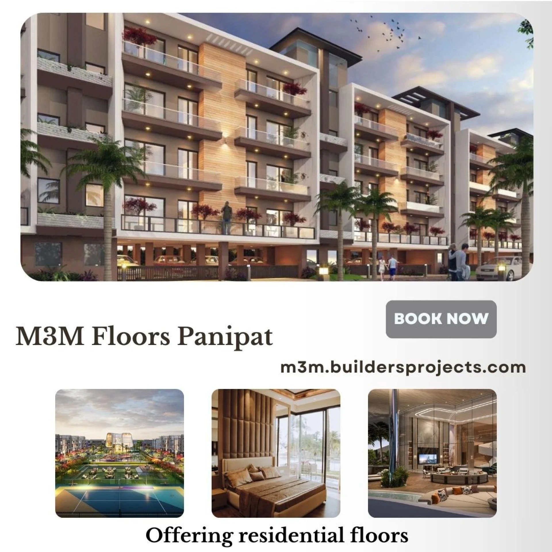 M3M Floors Panipat At M3M City Of Dreams Panipat With Modern Designs And High-End Specifications