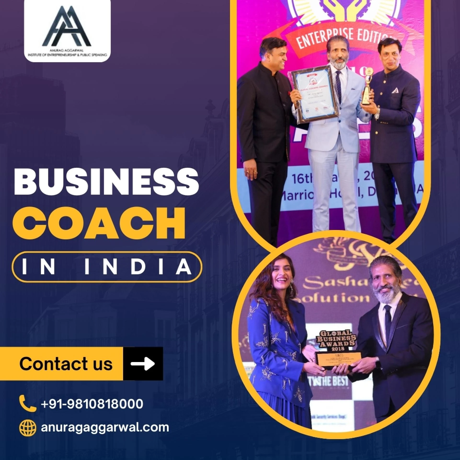 Business Coach in India - Unlock Your Potential with Anurag Aggarwal' Coaching Services