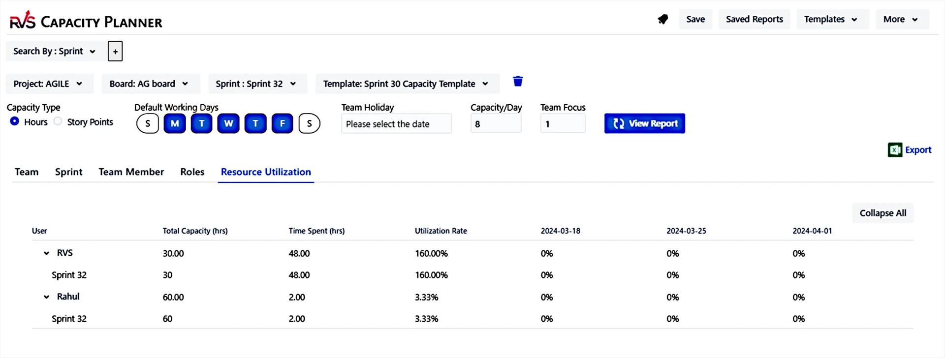 Capacity Planning in Jira