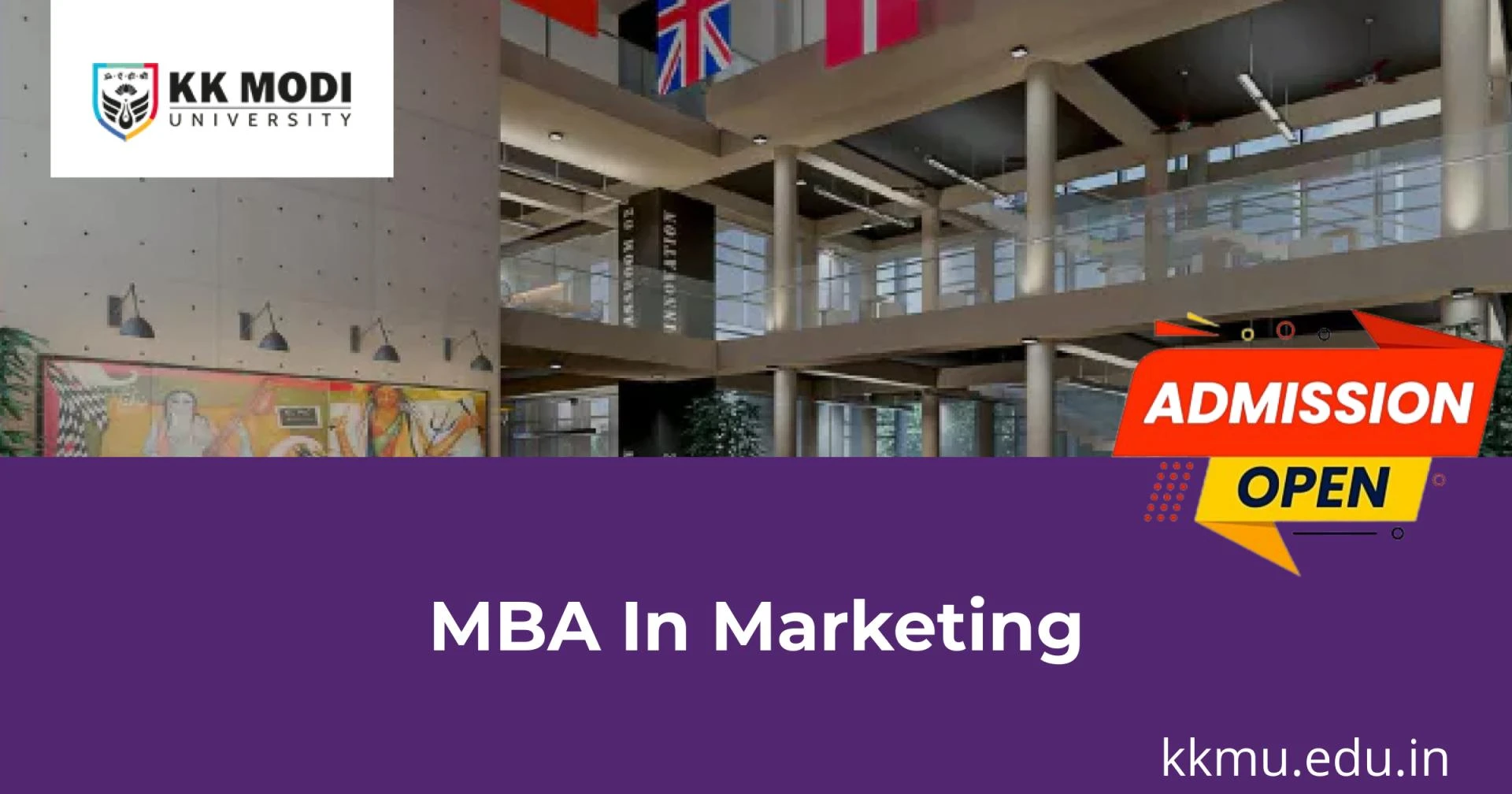 MBA in Marketing Colleges in India - Study at KK Modi University