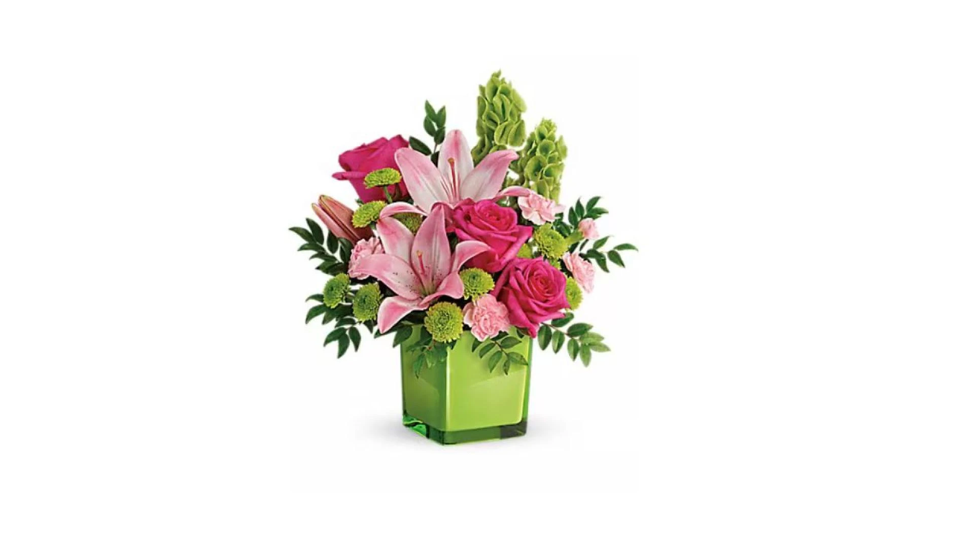 Celebrate International Women's Day With Teleflora's In Love With Lime Bouquet