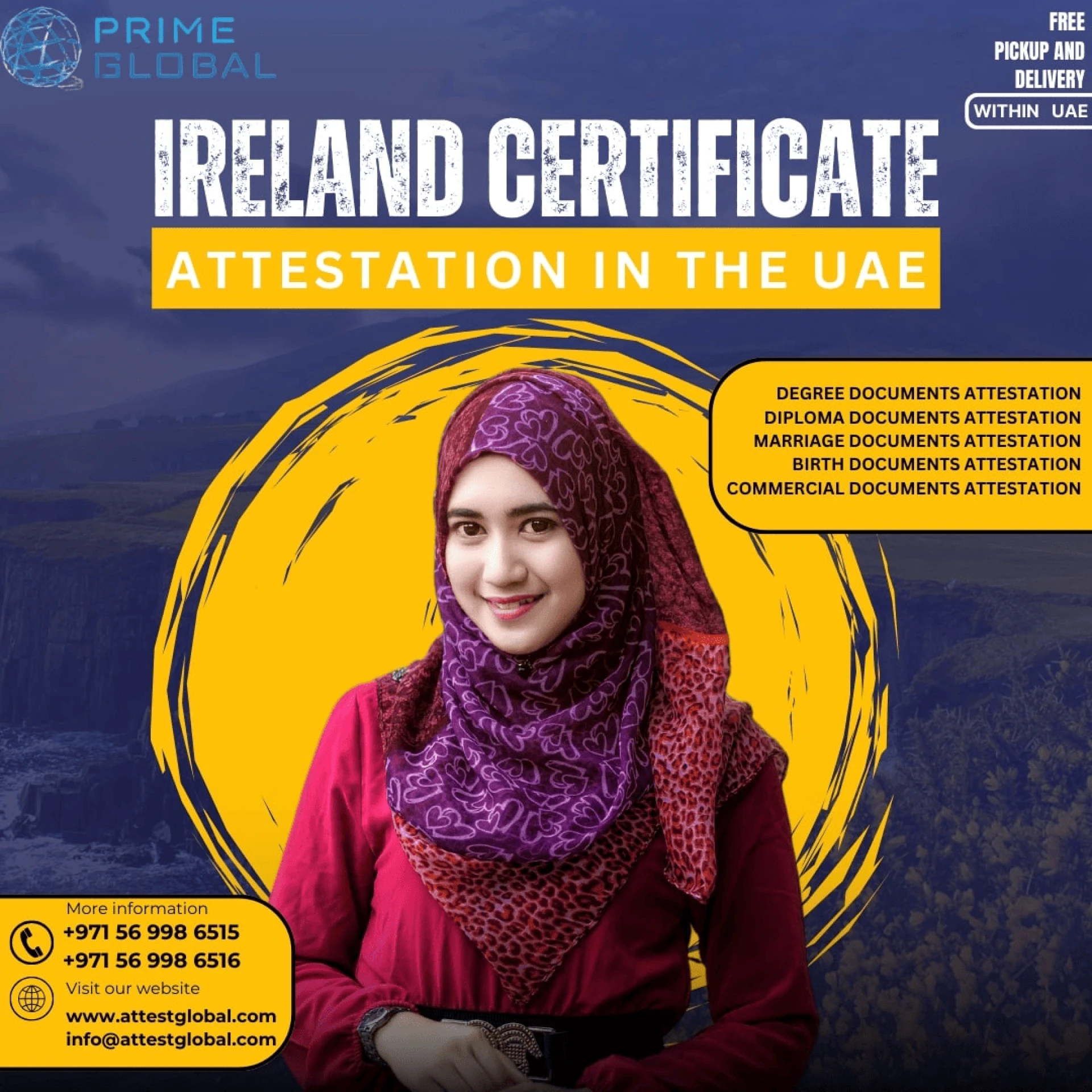 Ireland Documents Attestation Services in the UAE