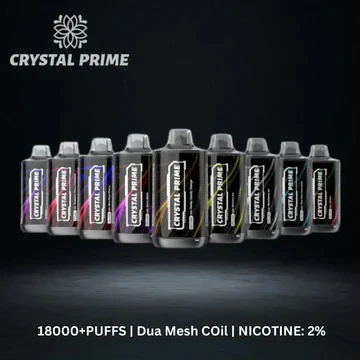 crystal prime deluxe 18000 box of 10