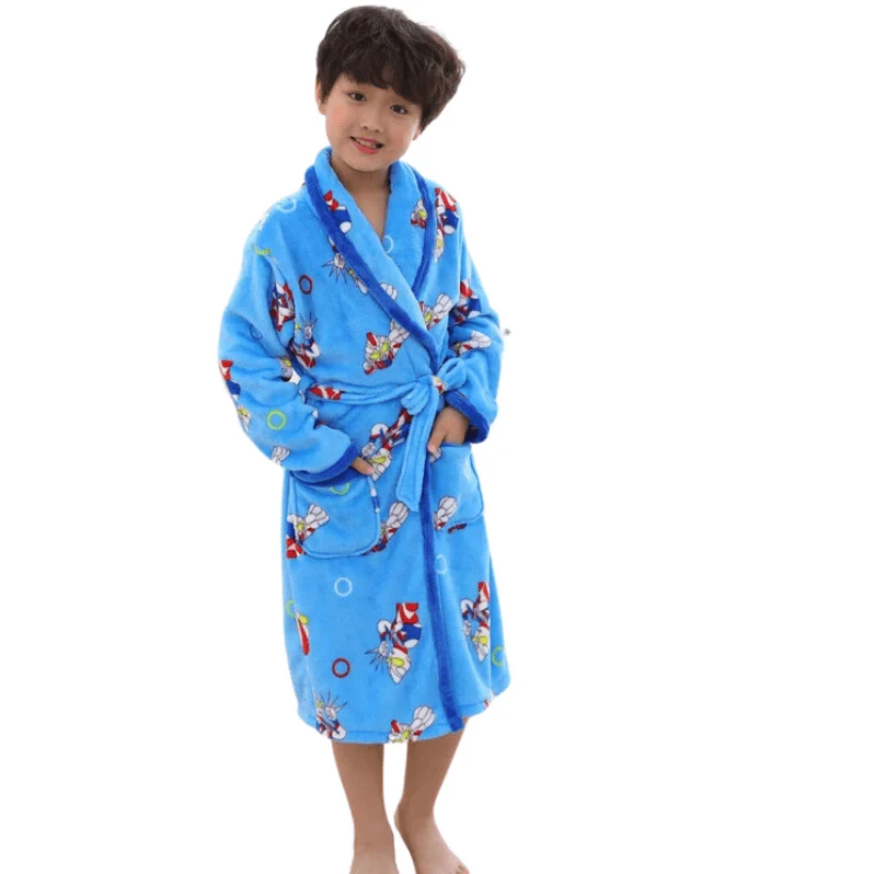 Cartoon Design Printed Robe: Fun, Cozy, and Playful Robe for Kids
