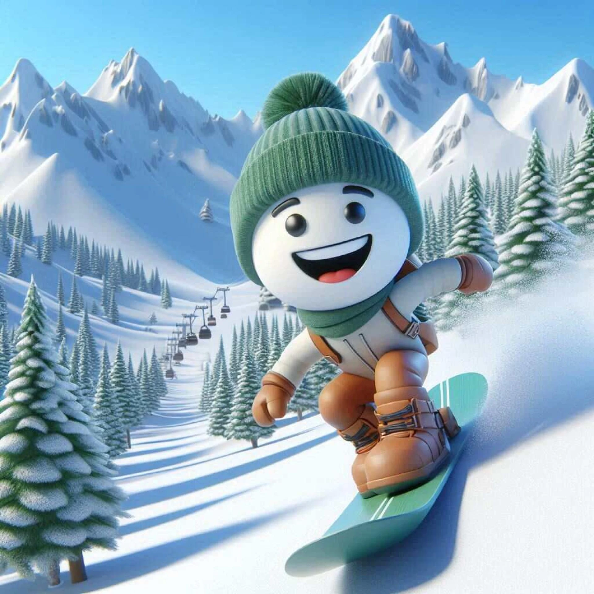 Glide Through the Winter Wonderland with Snow Rider 3D