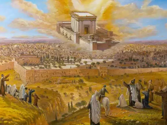 Stepping Back in Time: Unveiling the Beit Hamikdash Through Stunning Beis Hamikdash Paintings