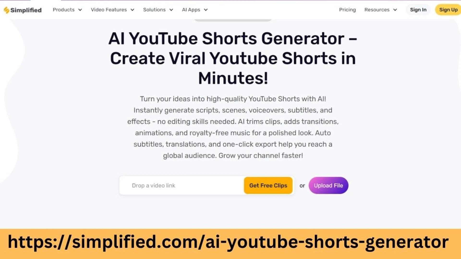 Generate YouTube Shorts in Seconds with AI