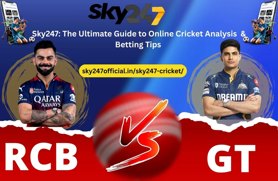 Sky247 Cricket Exclusive: GT vs RCB Match Winner Predictions & Betting Insights