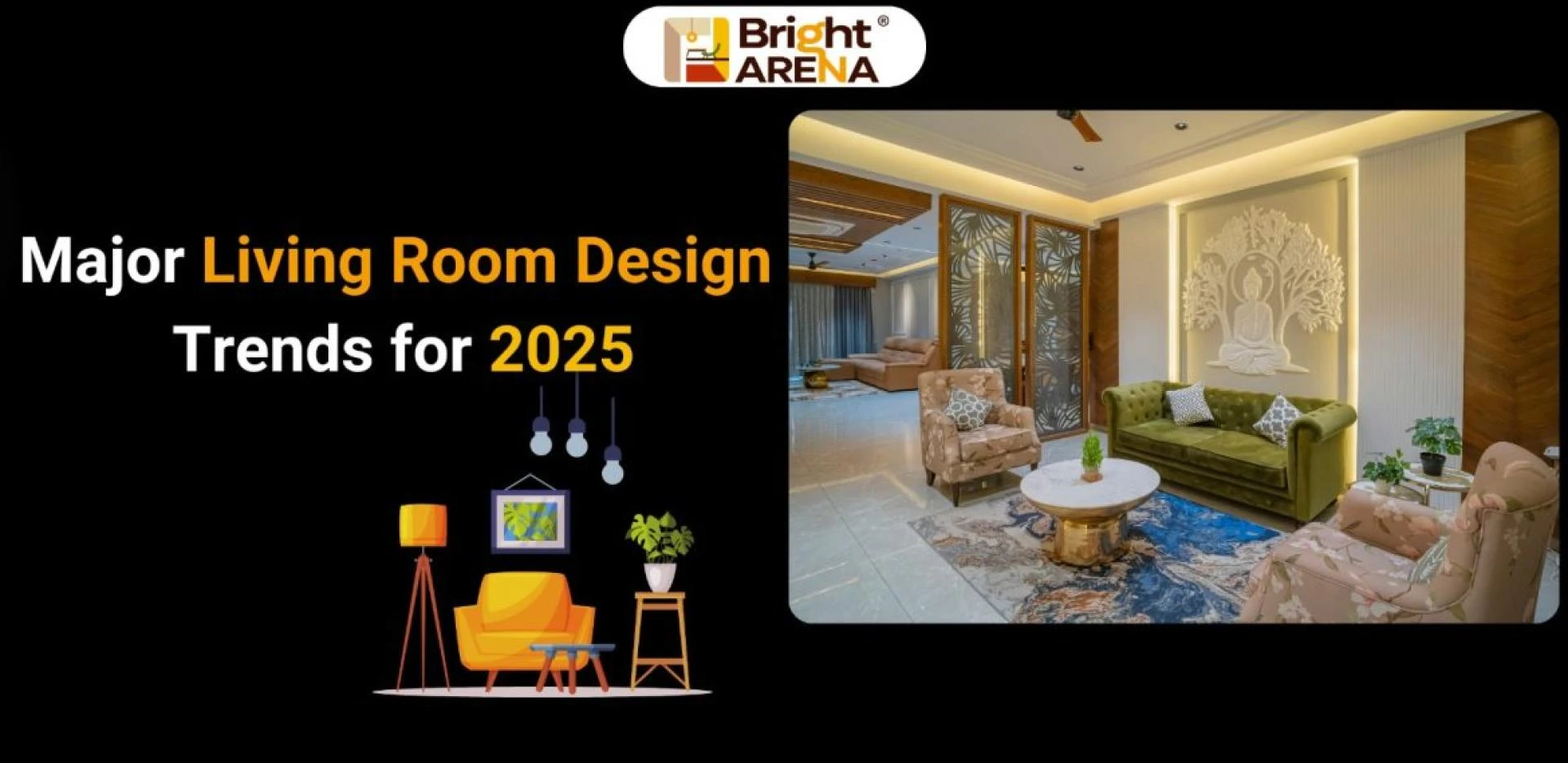 Major Living Room Design Trends for 2025