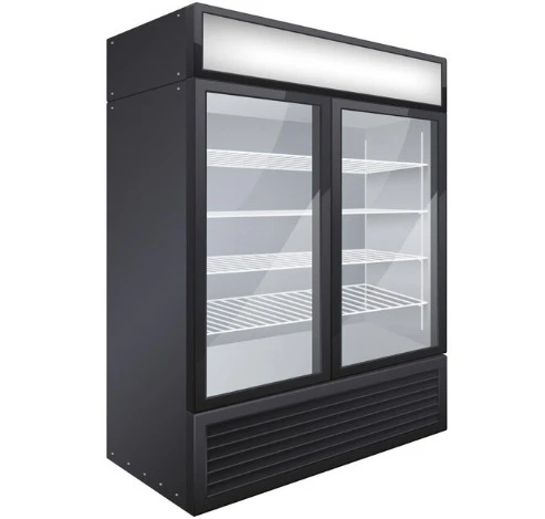 Upright Double Freezer with Twice the Storage Power