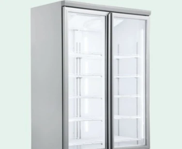 Upright Double Freezer with Twice the Storage Power
