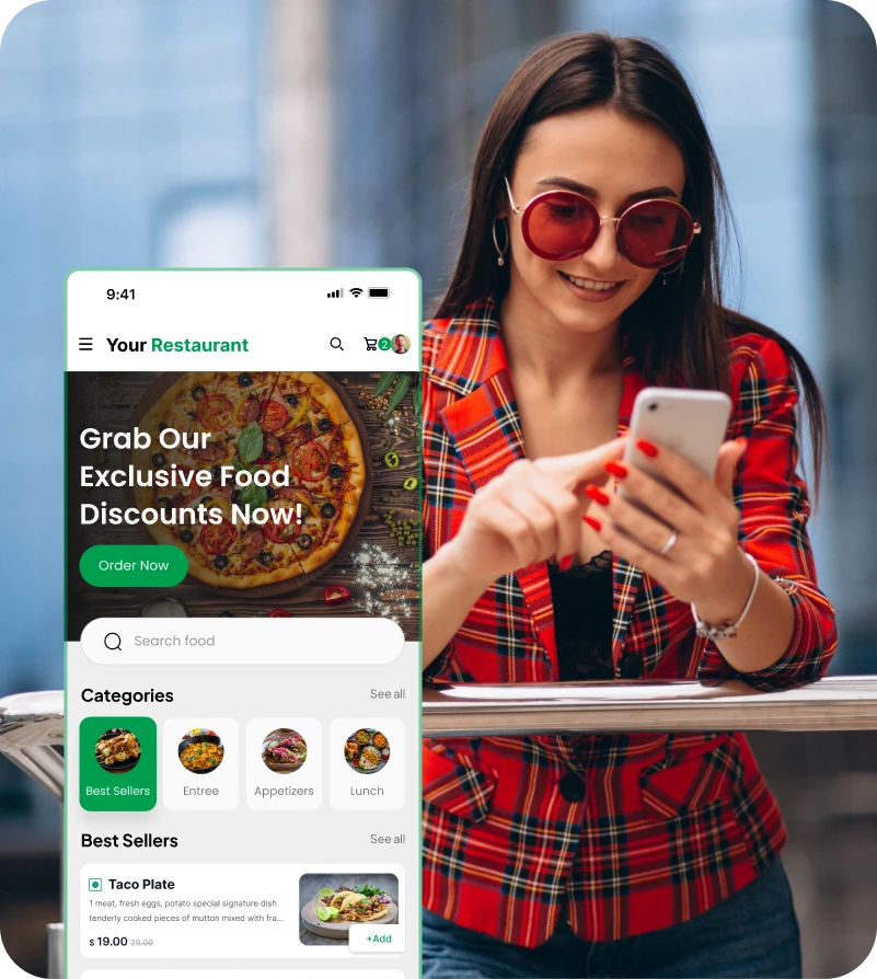 Restaurant online ordering system