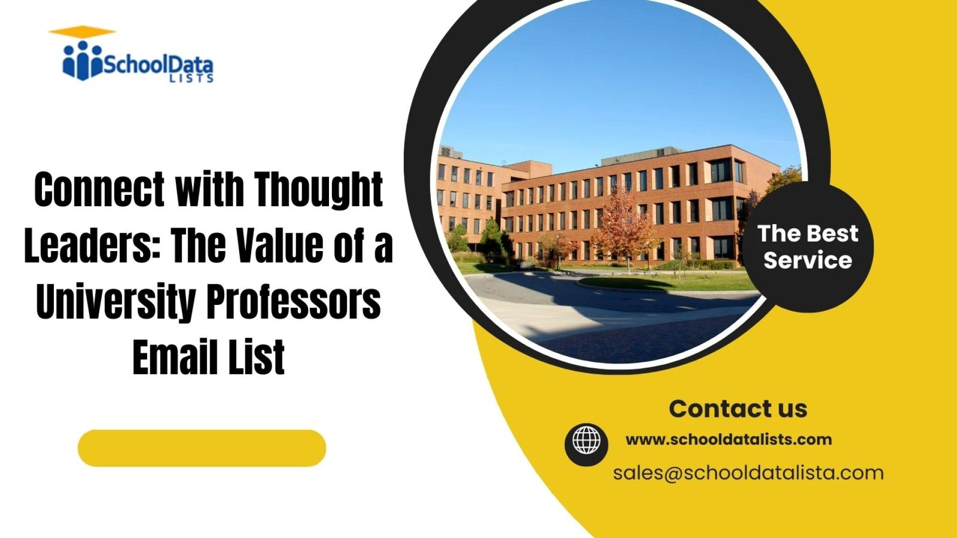Connect with Thought Leaders: The Value of a University Professors Email List
