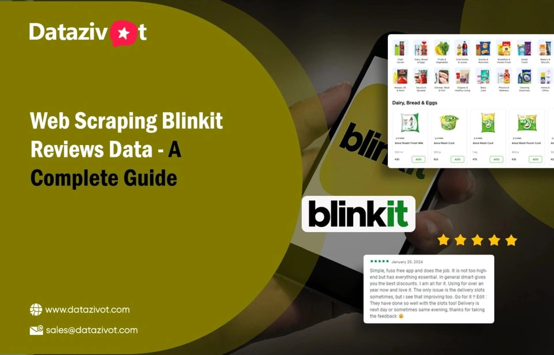 Web Scraping Blinkit Reviews Data: Unlocking Real-Time Customer Insights