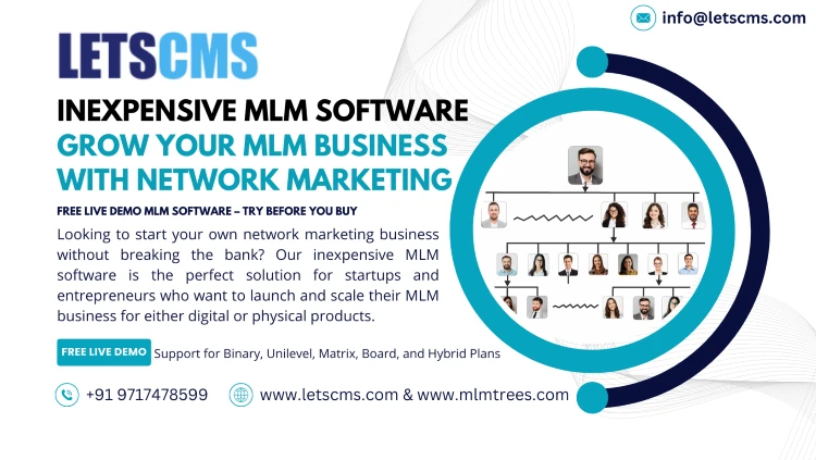 MLM Software and Website Development – Free Live Demo Available